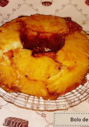 Foto de Bolo de abacaxi caramelizado😊