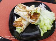 A picture of chicken mayo wraps