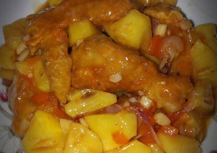 Resep Ayam Kuluyuk / Ayam Asam pedas manis yang Enak Banget