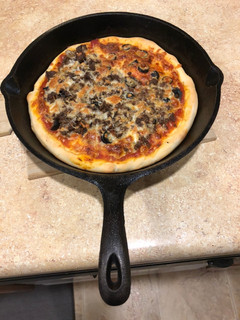 Foto resep Homemade pan pizza