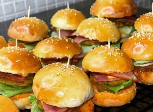 Une photo de 🍔mini burgers🍔