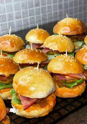 Une photo de 🍔mini burgers🍔