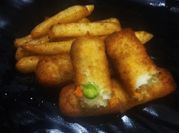 A picture of cheesy bread bites
