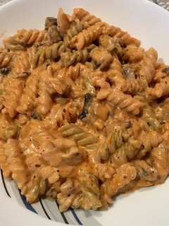 Una foto de Pasta rápida “home office”