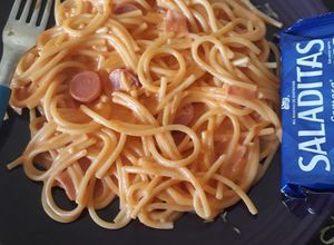 Una foto de Spaghetti a mi estilo