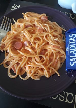 Una foto de Spaghetti a mi estilo