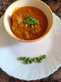Steamed peas kofta curry