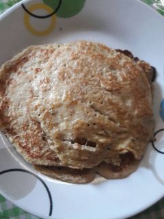 Una foto de Panqueques de avena y plátano