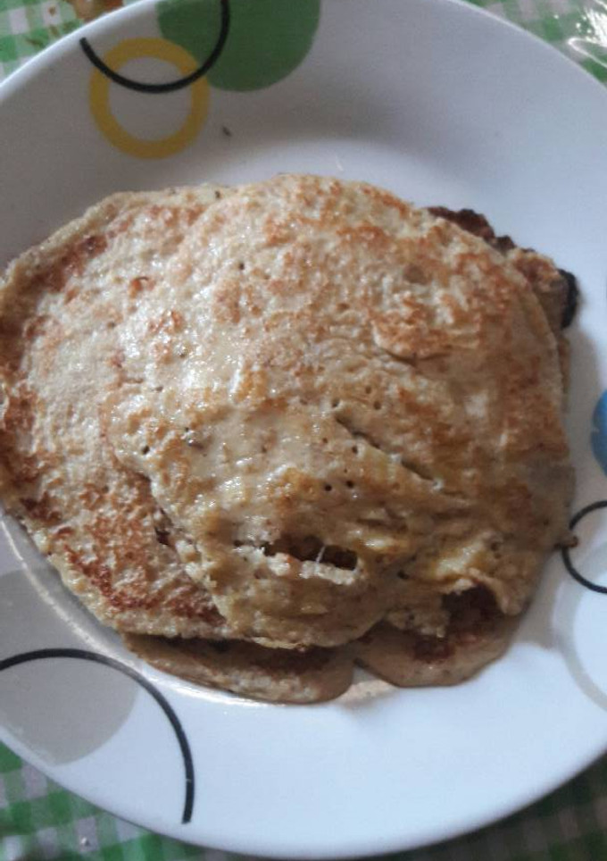 Una foto de Panqueques de avena y plátano