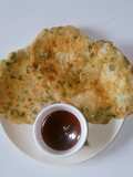 Leftover rice chilla