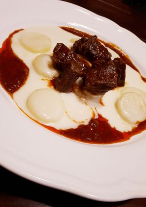 Tejszínes burgonyafőzelék recept fotója