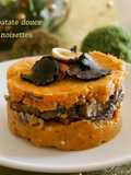 Parmentière de patate douce au tempeh et noisettes