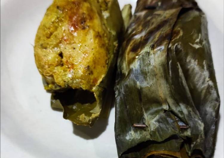 DICOBA@ Resep Pepes Ayam Bakar Pedas masakan rumahan simple