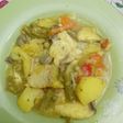 Cazón con patatas