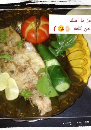 صورة لوصفة أنجح وصفه لطهي السمك 😉