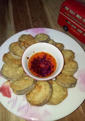 Foto resep Terong crispy with chili oil