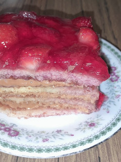 Una foto de Postre de frutilla