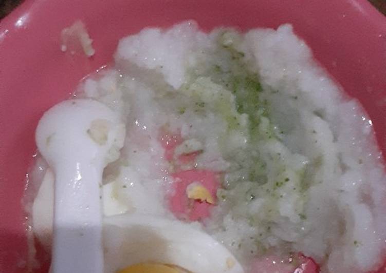 Resep Nasi telur simple mpasi 7 bulan yang nikmat