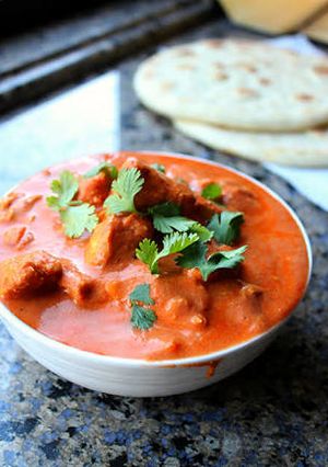 A picture of Makhani chooze.