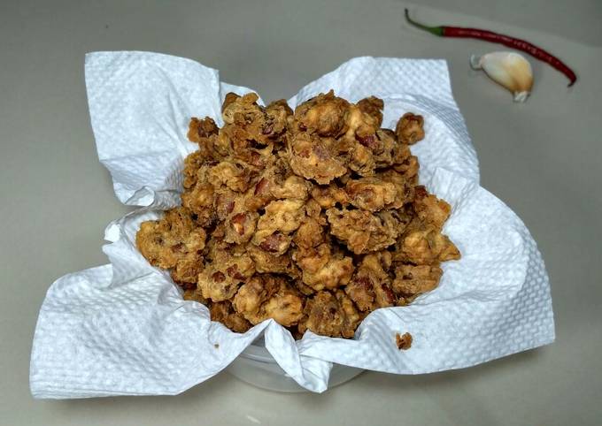 Resep Kacang Telur Kribo Keriting Disko Renyah Padang Sumbar