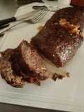 Rocambole de carne moída recheado