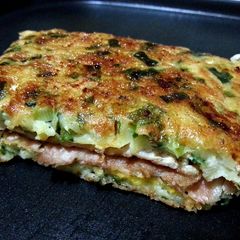 Leek pancake ~ Taiwanese flavor A picture of Leek pancake ~ Taiwanese flavor.