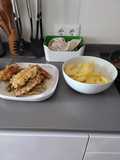 Bacaladillas con patatas cocidas
