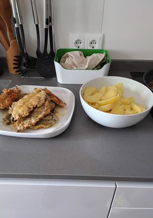 Una foto de Bacaladillas con patatas cocidas