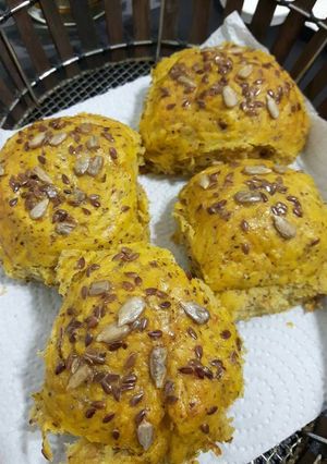 Una foto de Pan de zapallo con semillas