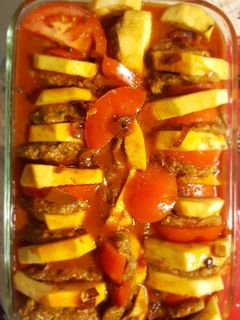 عکسی از دستور رول بادمجان و گوشت چرخکرده