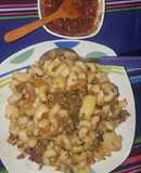 Ají de fideo😋😋😋