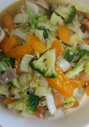 Une photo de Légumes au wok