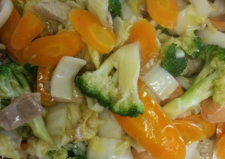 Recette: Légumes au wok