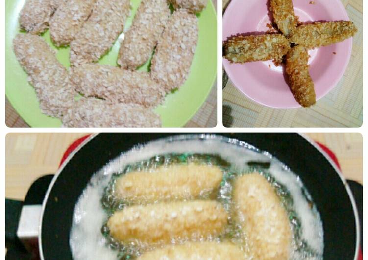 Pisang goreng balut Oatmeal