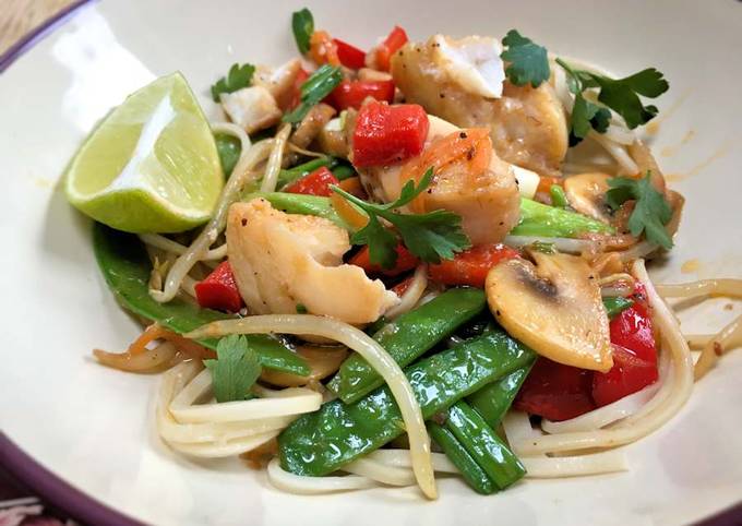 Steps to Make Quick Thai fish stir fry