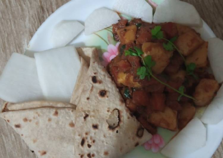 Recipe of Aloo gajer