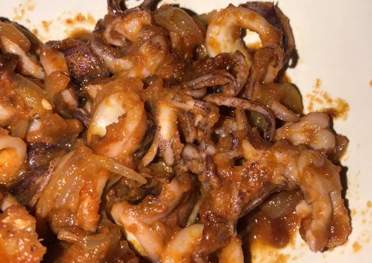 Cumi Asin Pedas ala mamanya ecy