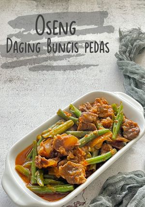 Foto resep Oseng Daging Buncis Pedas