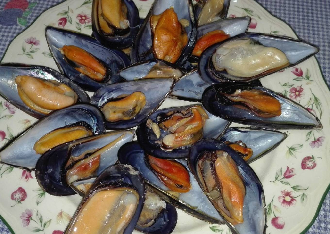 Mejillones al vapor. Thermomix