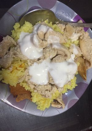 صورة لوصفة فتة شاورما