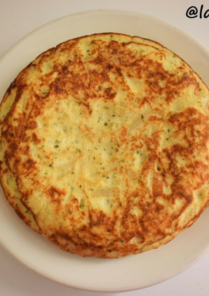Una foto de Tortilla de patata sin aceite
