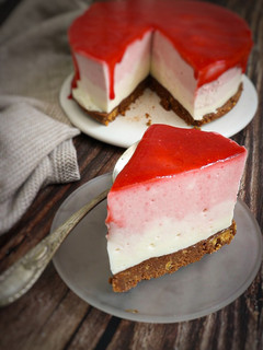 Una foto de Cheesecake de fresas 🍓