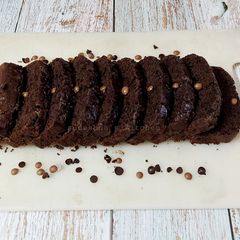 Chocolate Banana Pound Cake A picture of Chocolate Banana Pound Cake.