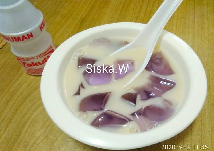 Anti Ribet, Membuat Jelly Anggur with Yakult DEBM ekonomis untuk dijual