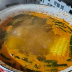 A picture of Sayur asem seger.