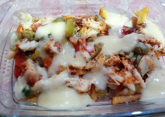 Steps to Make Favorite Cheesy Fries