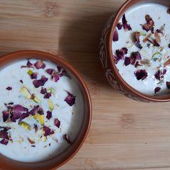 Apple kheer A picture of Apple kheer.