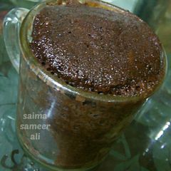 A picture of Microwave mug cake.
