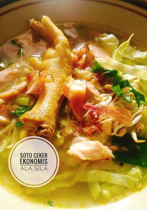Foto resep Soto ceker ekonomis