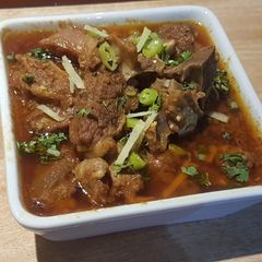A picture of Bhunna gosht(mutton masala).